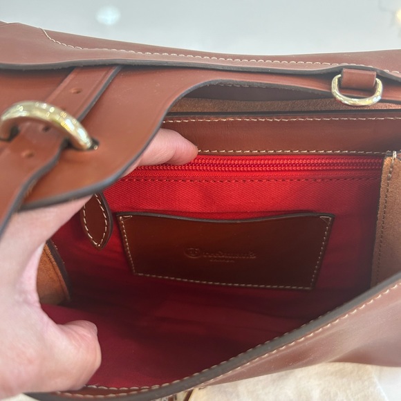 Freedman’s harness leather saddle purse - Picture 3 of 4